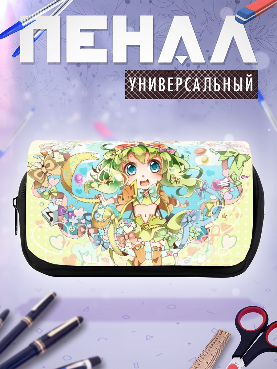Пенал-косметичка Гуми в цветах