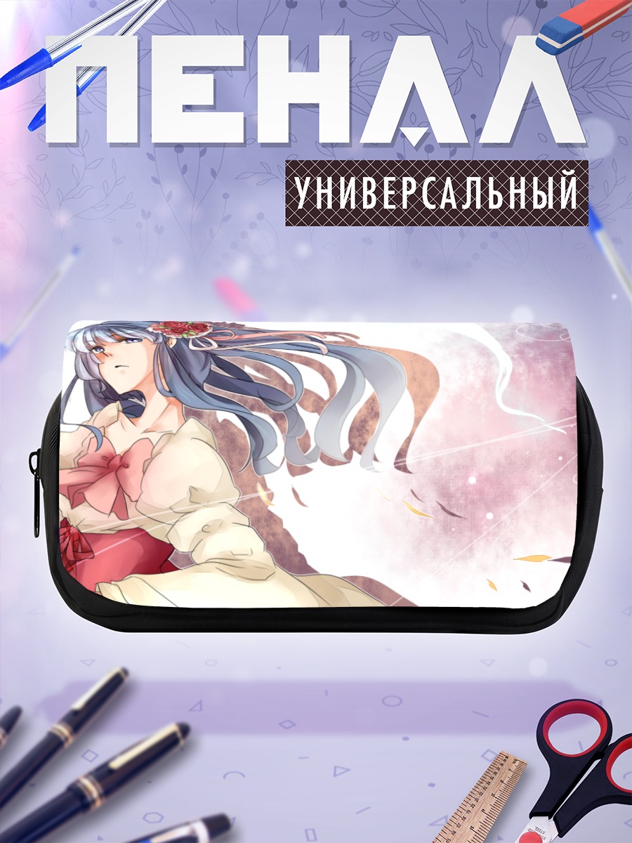 Пенал-косметичка Эрика Фурдо в цветах