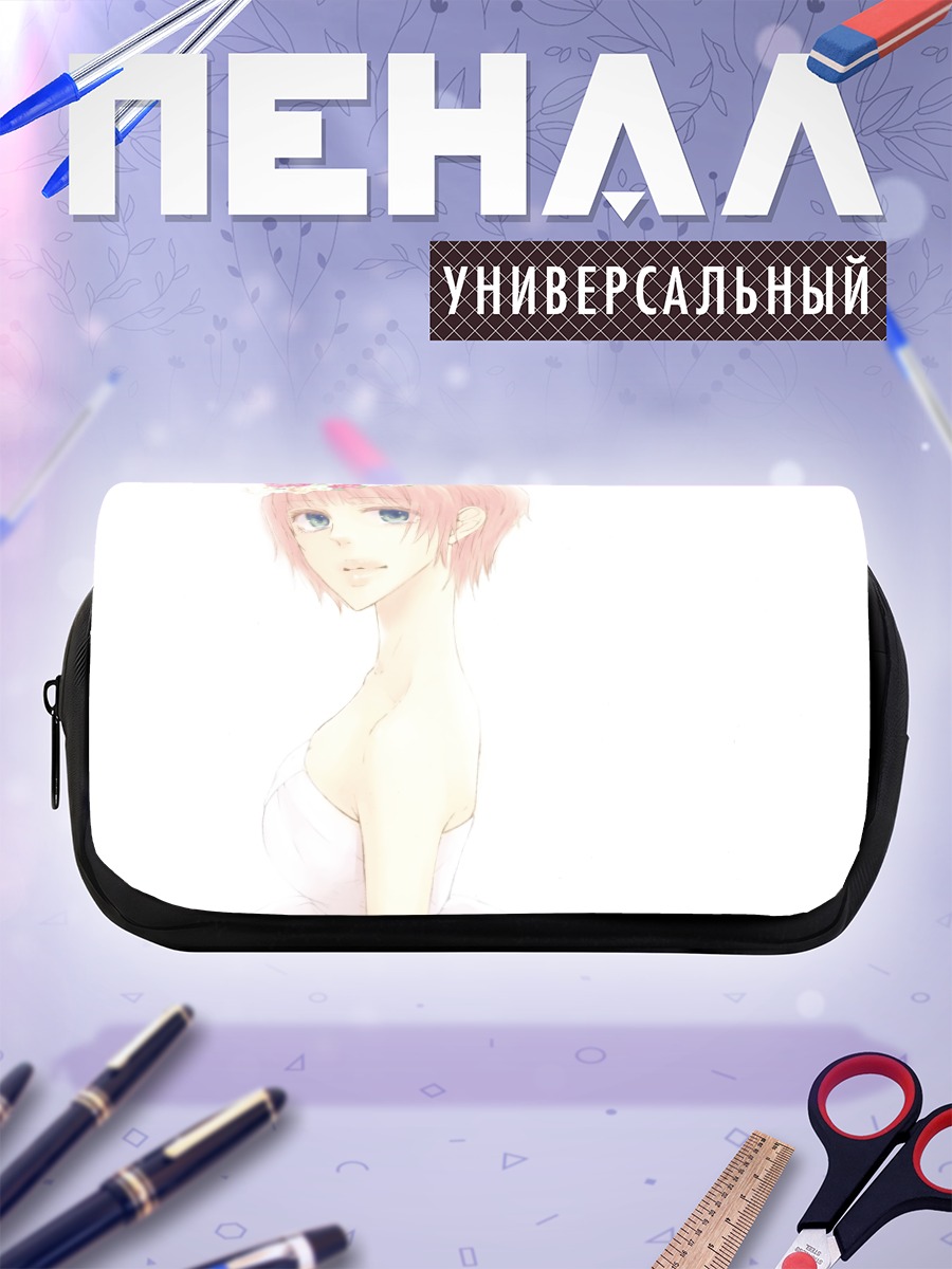 Пенал-косметичка Мегурин Лука в цветах