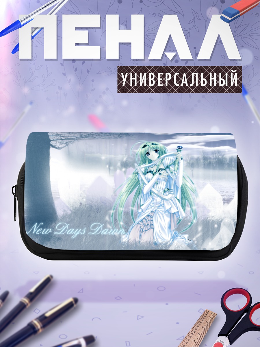 Пенал-косметичка Мику Хацунэ в снегах