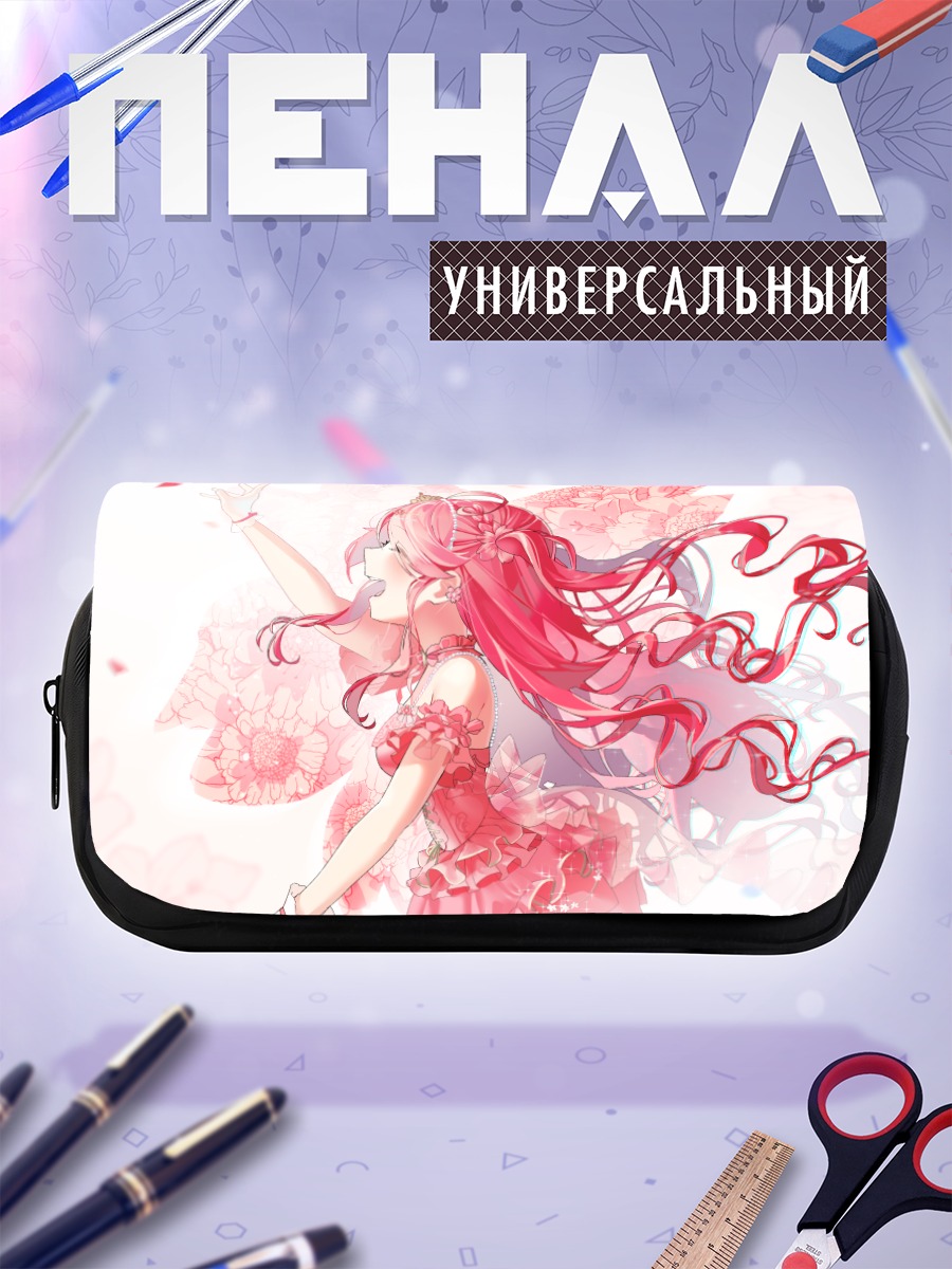 Пенал-косметичка Сакура Мико в цветах