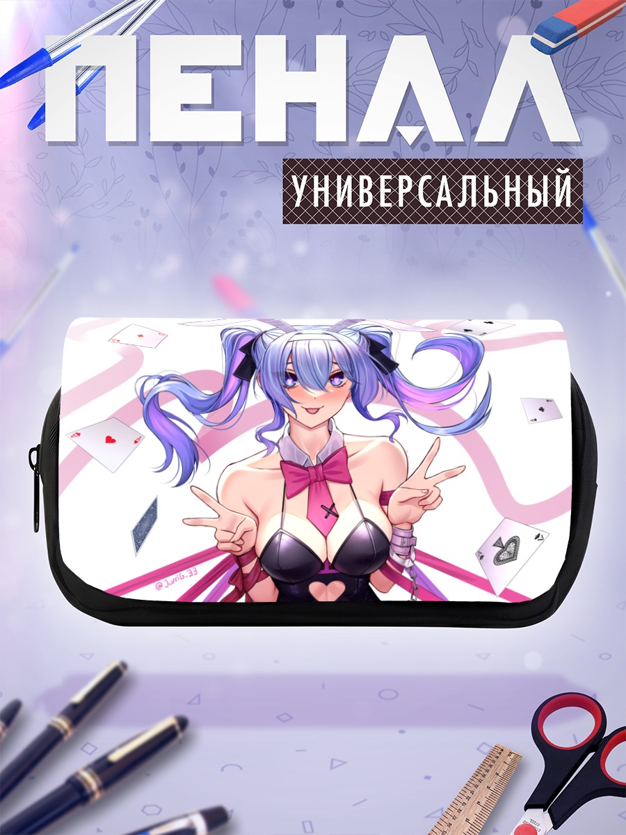 Пенал-косметичка Мику Хацунэ зайка