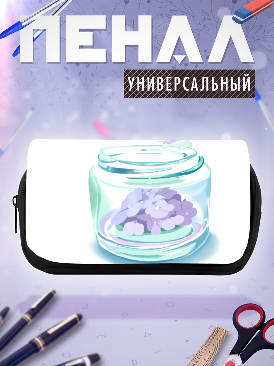 Пенал-косметичка Медвежонок и цветы