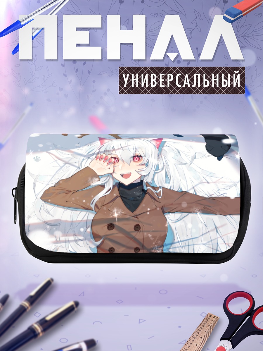 Пенал-косметичка Кошкодевочка в снегу