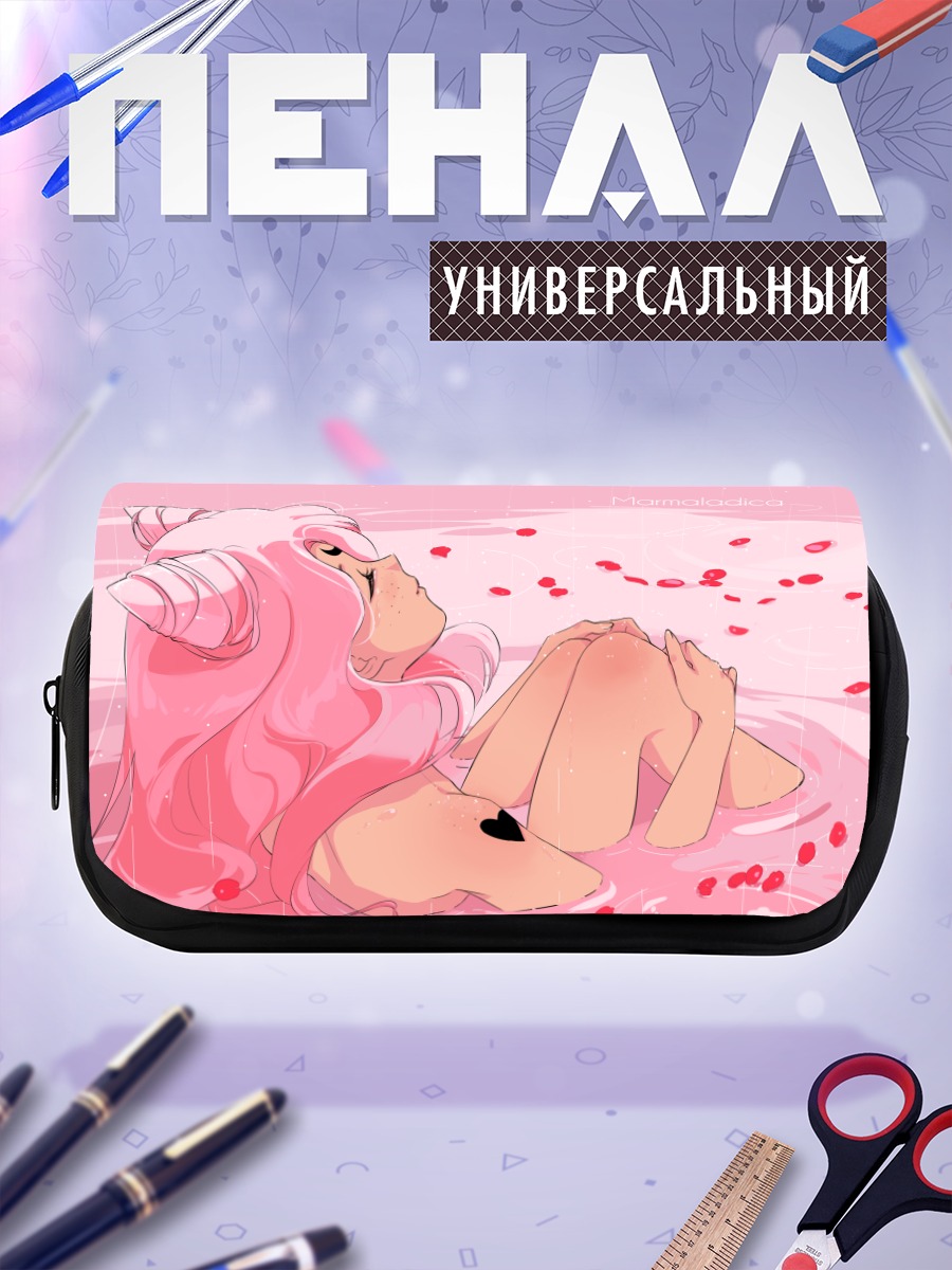 Пенал-косметичка Чибиуса в лепестках