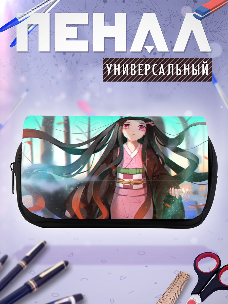 Пенал-косметичка Незуко Камадо в лесу