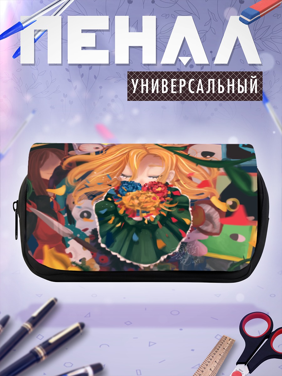 Пенал-косметичка Мэри с цветами