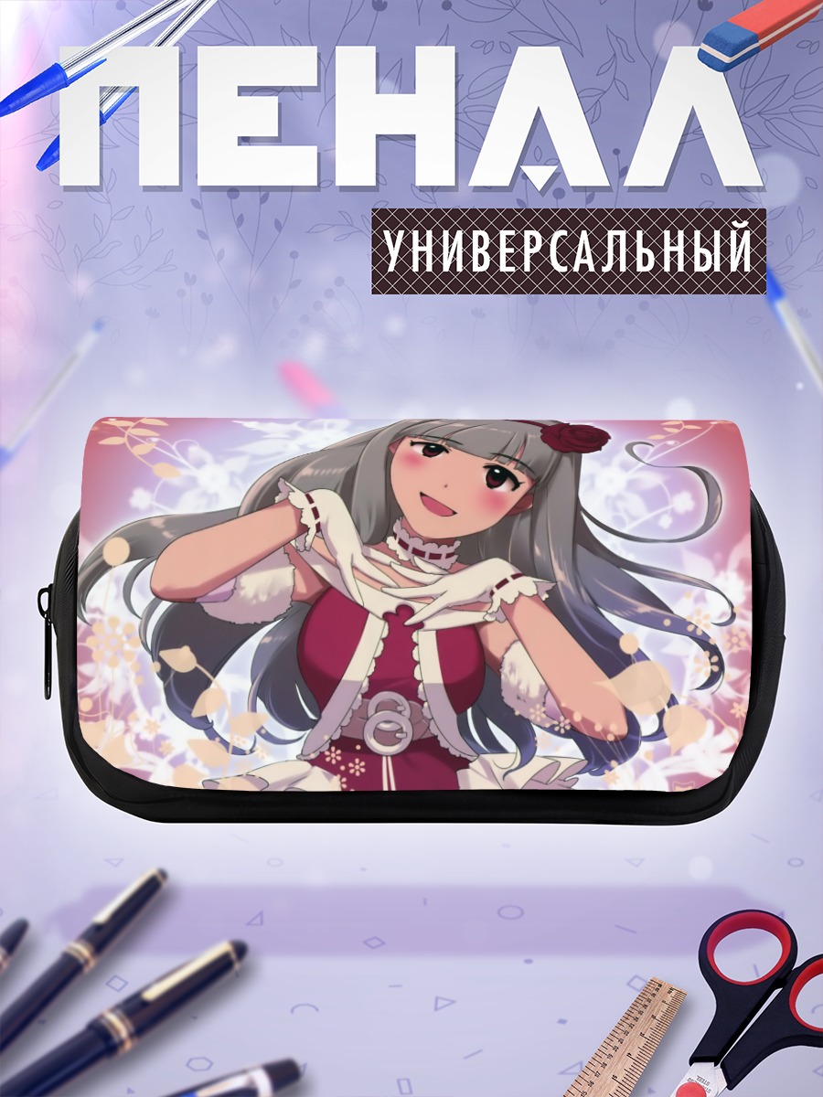 Пенал-косметичка Таканэ Сидзё в цветах