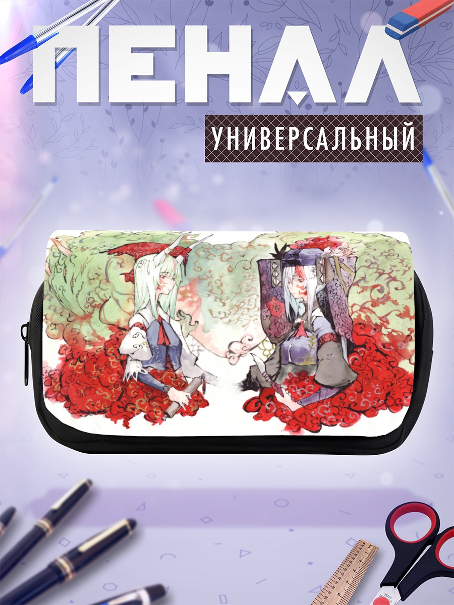 Пенал-косметичка Кейне Камиширасава в цветах