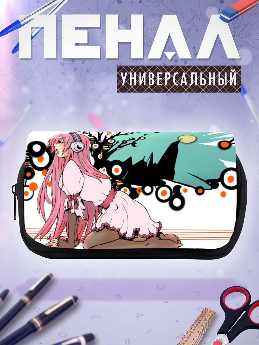 Пенал-косметичка Лука Мегурин в цветах