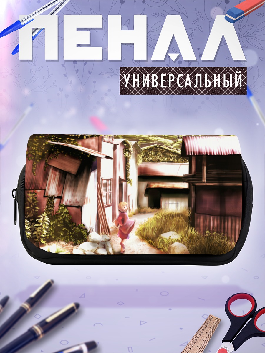 Пенал-косметичка Японская деревушка