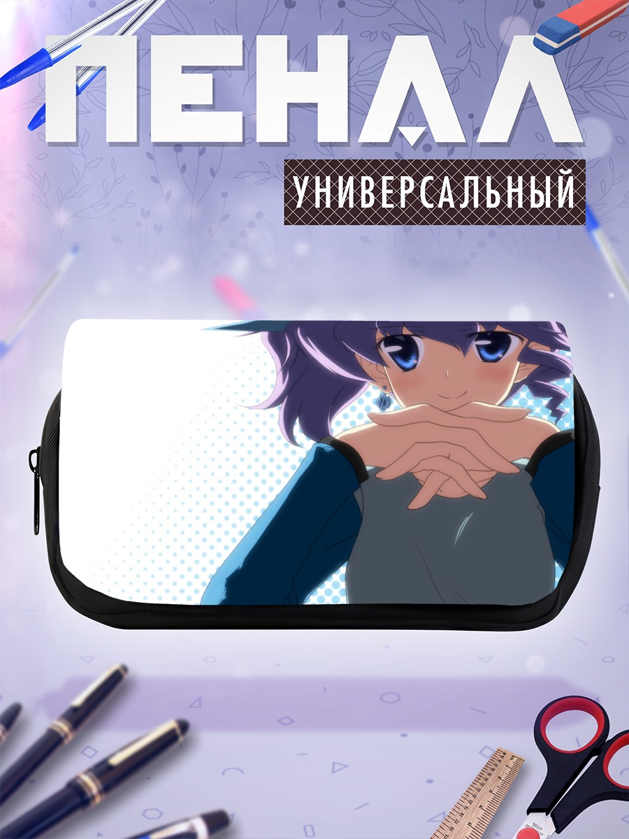Пенал-косметичка Мику Хацунэ в синем