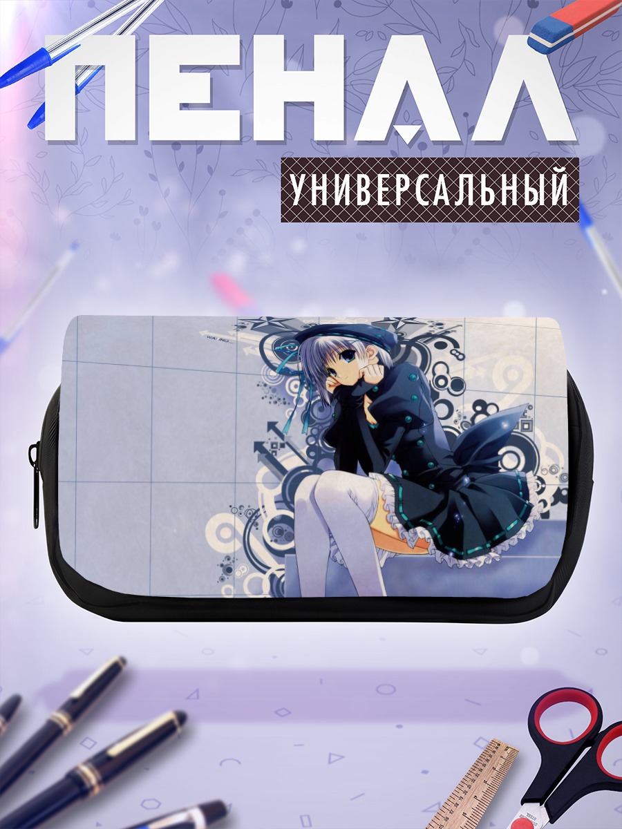Пенал-косметичка Мику Хацунэ в синем