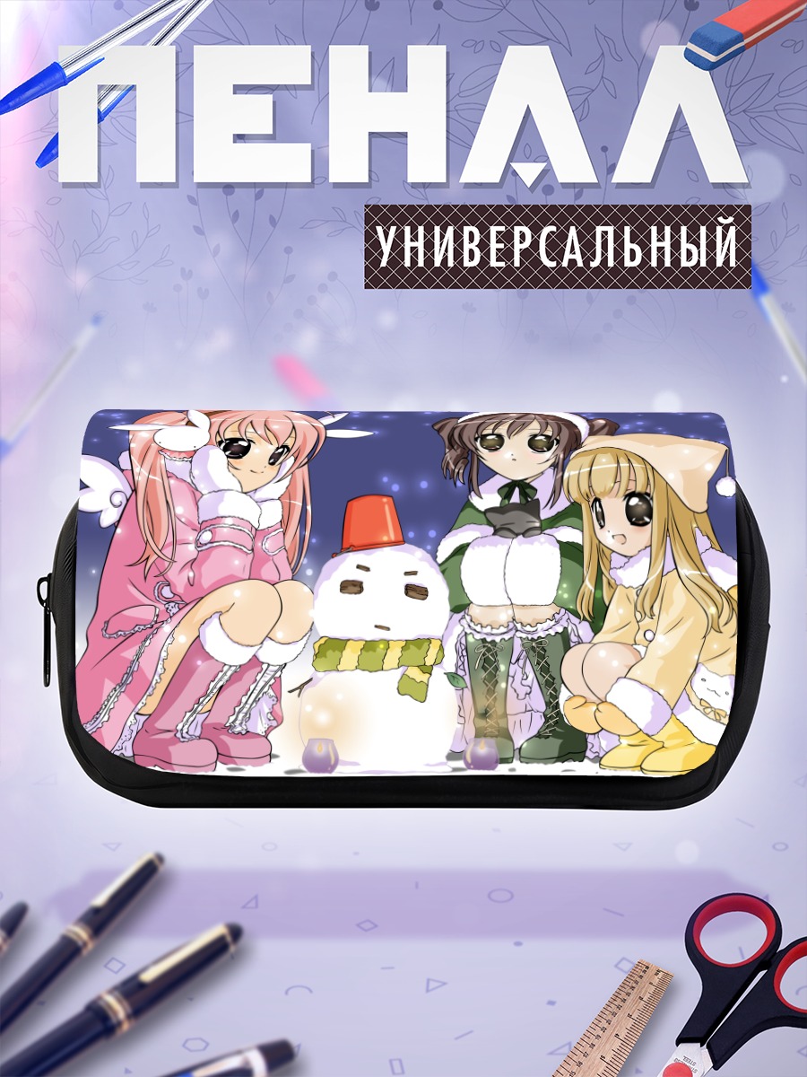 Пенал-косметичка Миша и снеговик