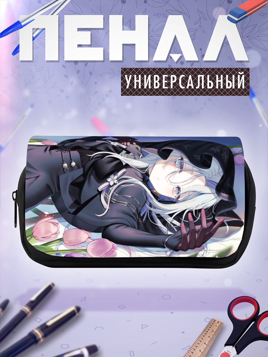 Пенал-косметичка Саломе в цветах