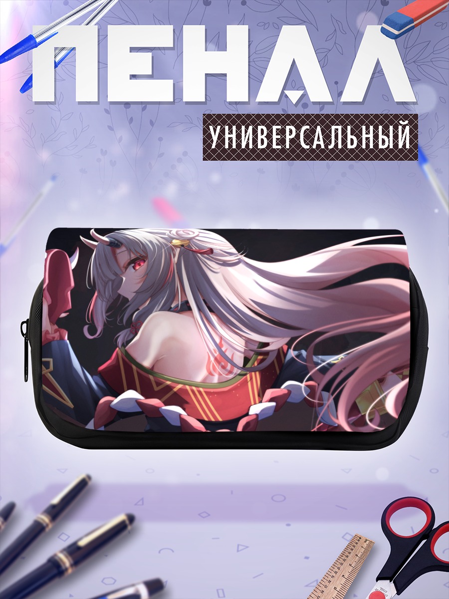 Пенал-косметичка Накири Аямэ в красном