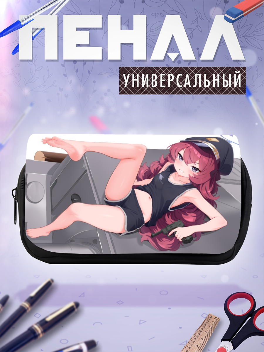 Пенал-косметичка Ироха Казама на танке
