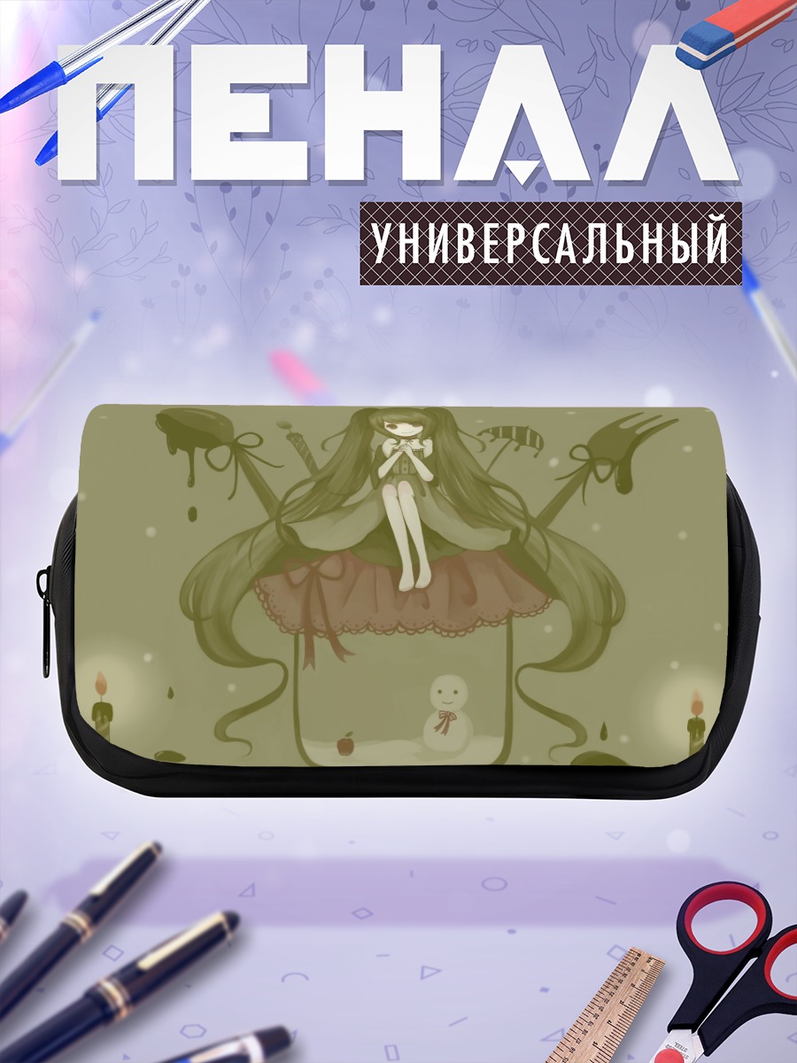 Пенал-косметичка Мику Хацунэ в банке