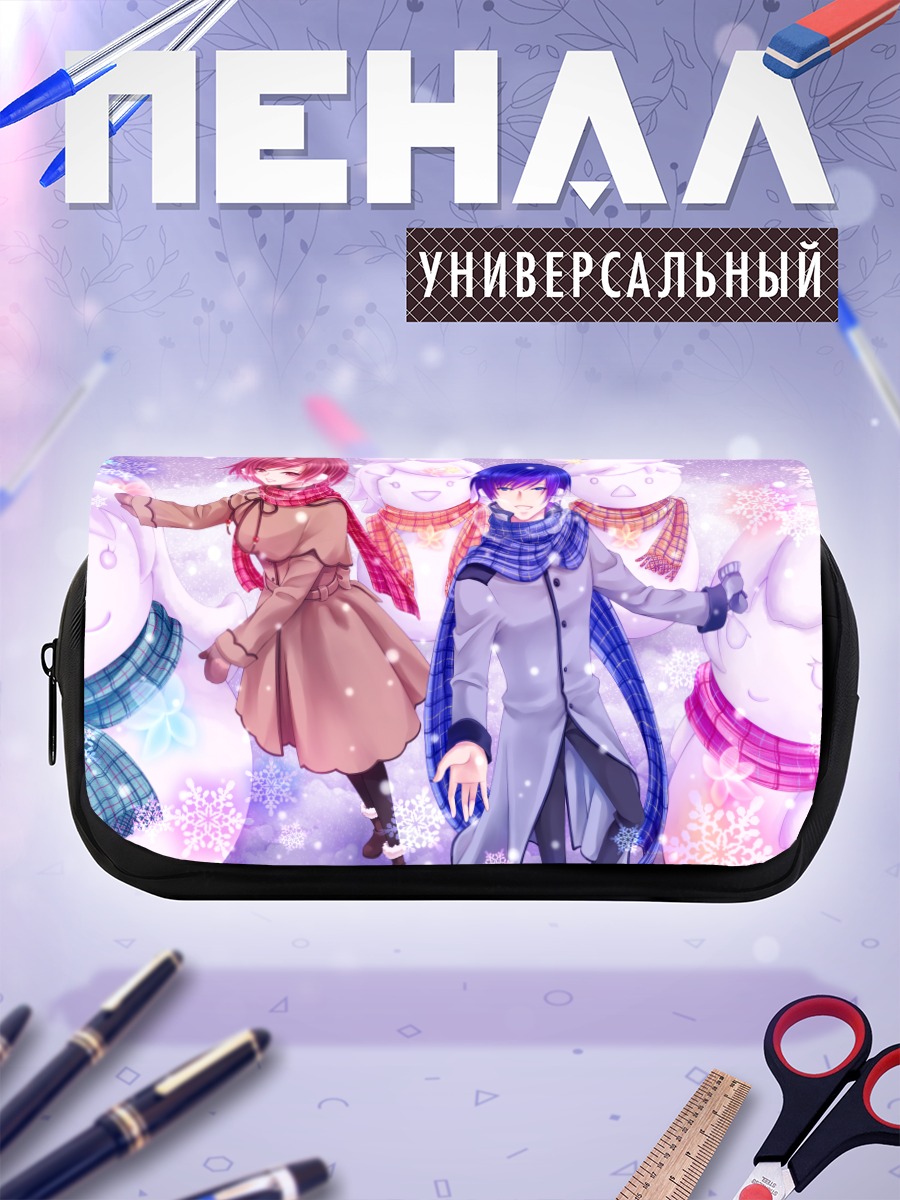 Пенал-косметичка Вокалоиды в снегу
