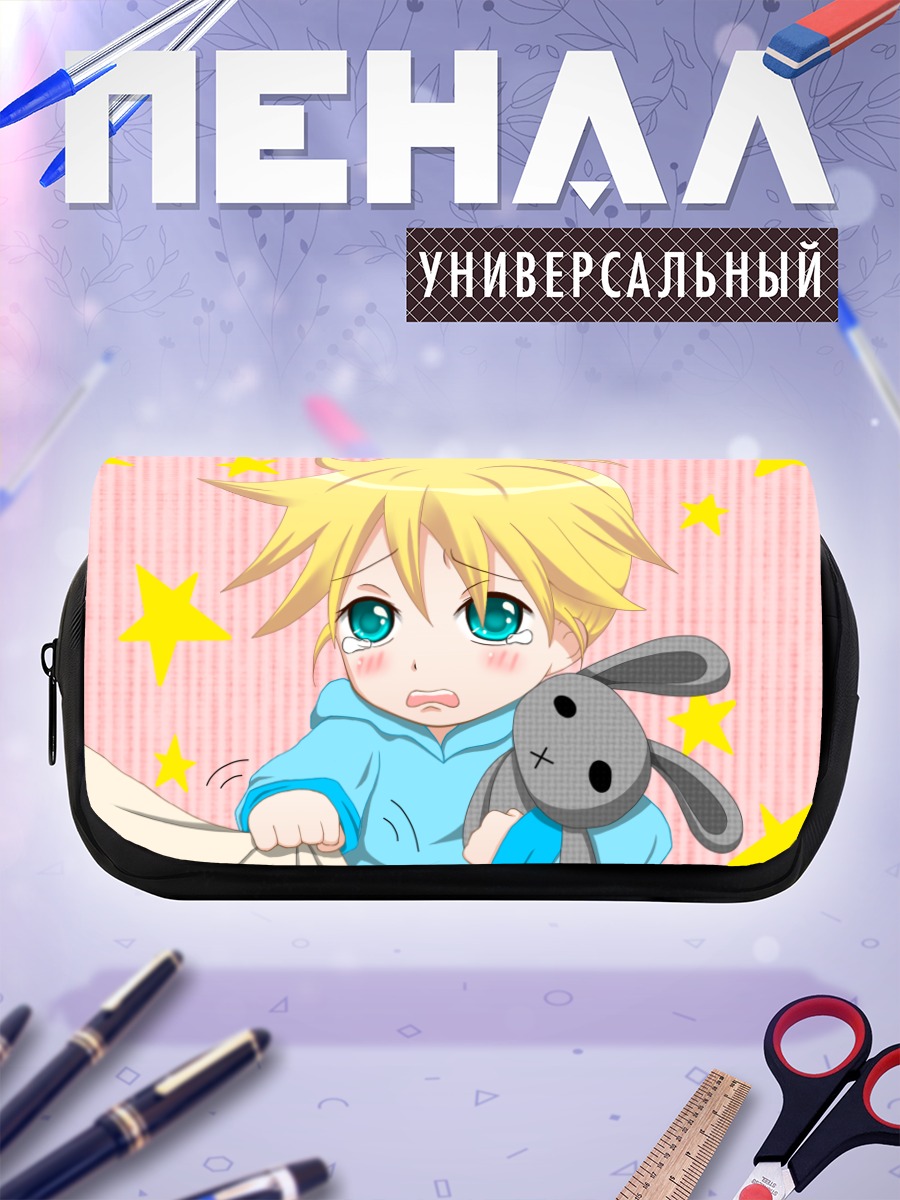 Пенал-косметичка Лен Кагамин с зайцем