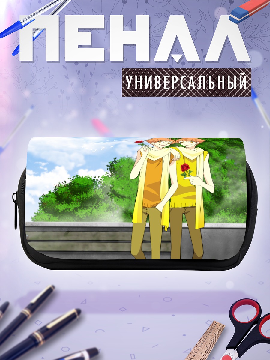 Пенал-косметичка Хикару и Каору с розами