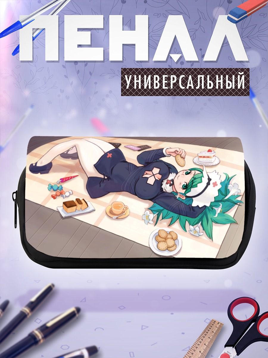 Пенал-косметичка Мику Хацунэ с десертом