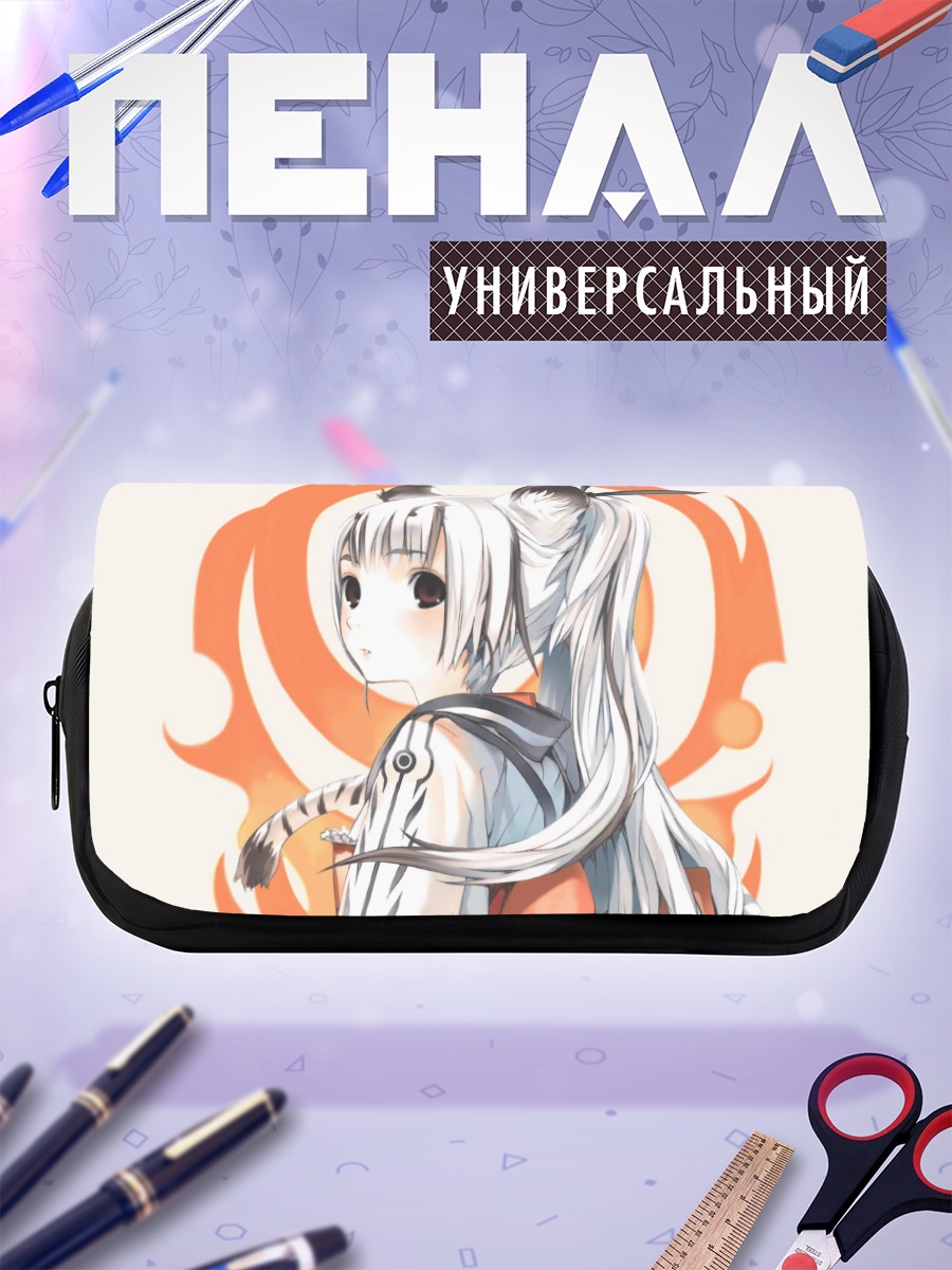 Пенал-косметичка Девушка с ушками