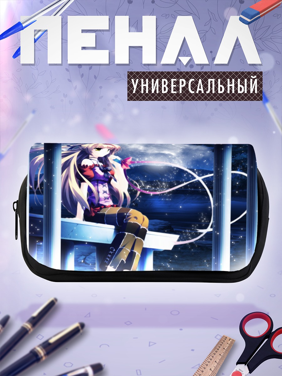 Пенал-косметичка Мику Хацунэ у окна