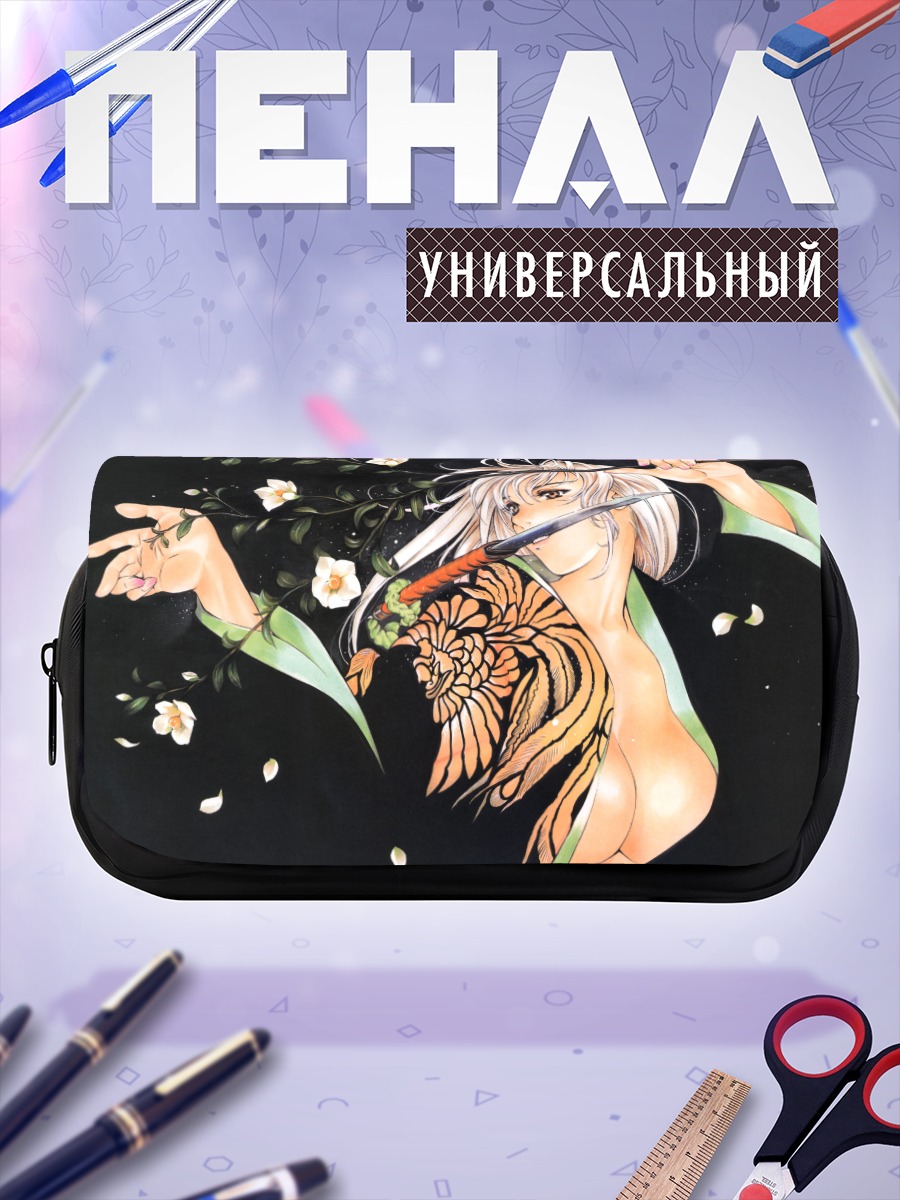 Пенал-косметичка Майя Нацумэ с цветами