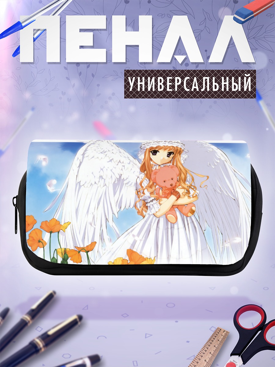 Пенал-косметичка Ангел с мишкой