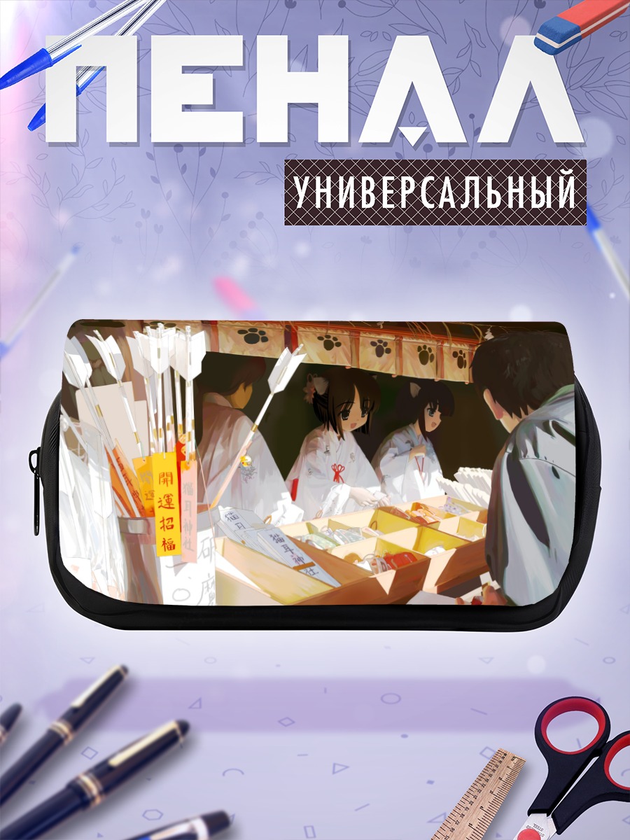 Пенал-косметичка Кошкодевочки в храме