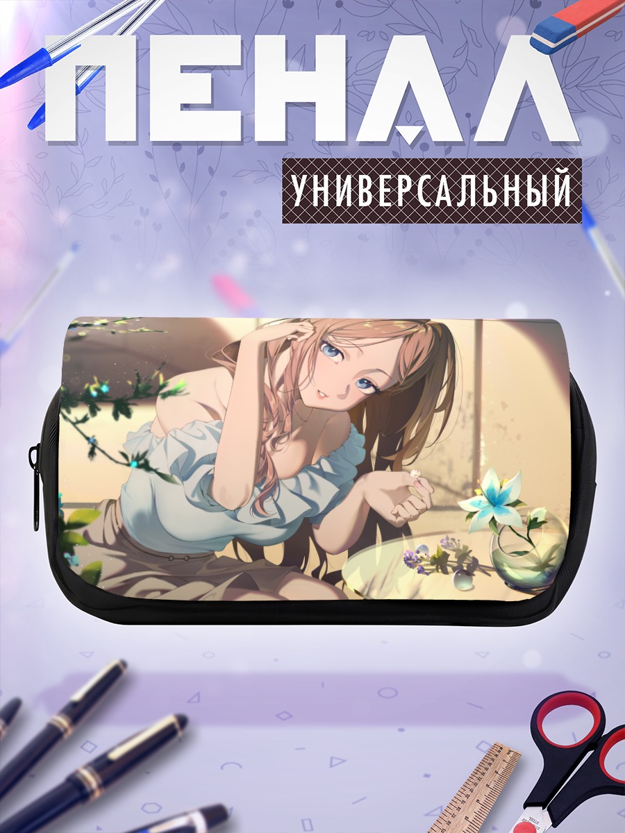 Пенал-косметичка Соё Нагасаки в цветах