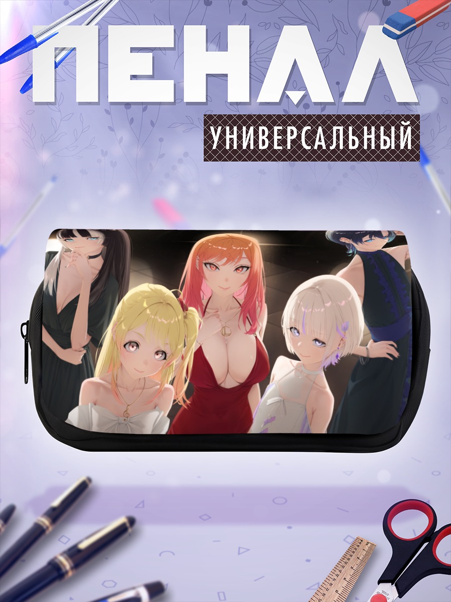 Пенал-косметичка Звезды Hololive
