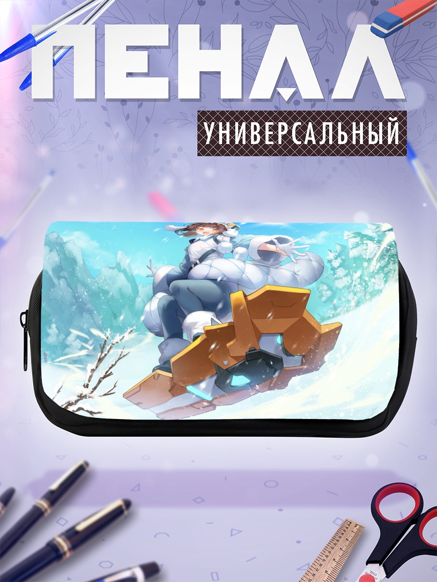 Пенал-косметичка Сноу Фрилл на сноуборде