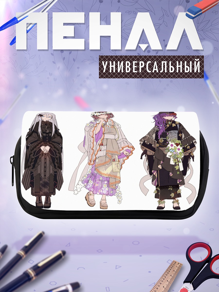 Пенал-косметичка Мику Хацунэ и подруги