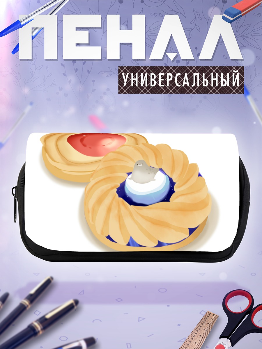 Пенал-косметичка Птичка в пирожном