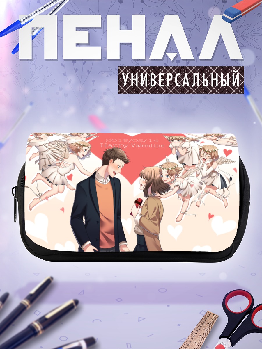 Пенал-косметичка Ангелы на Валентине