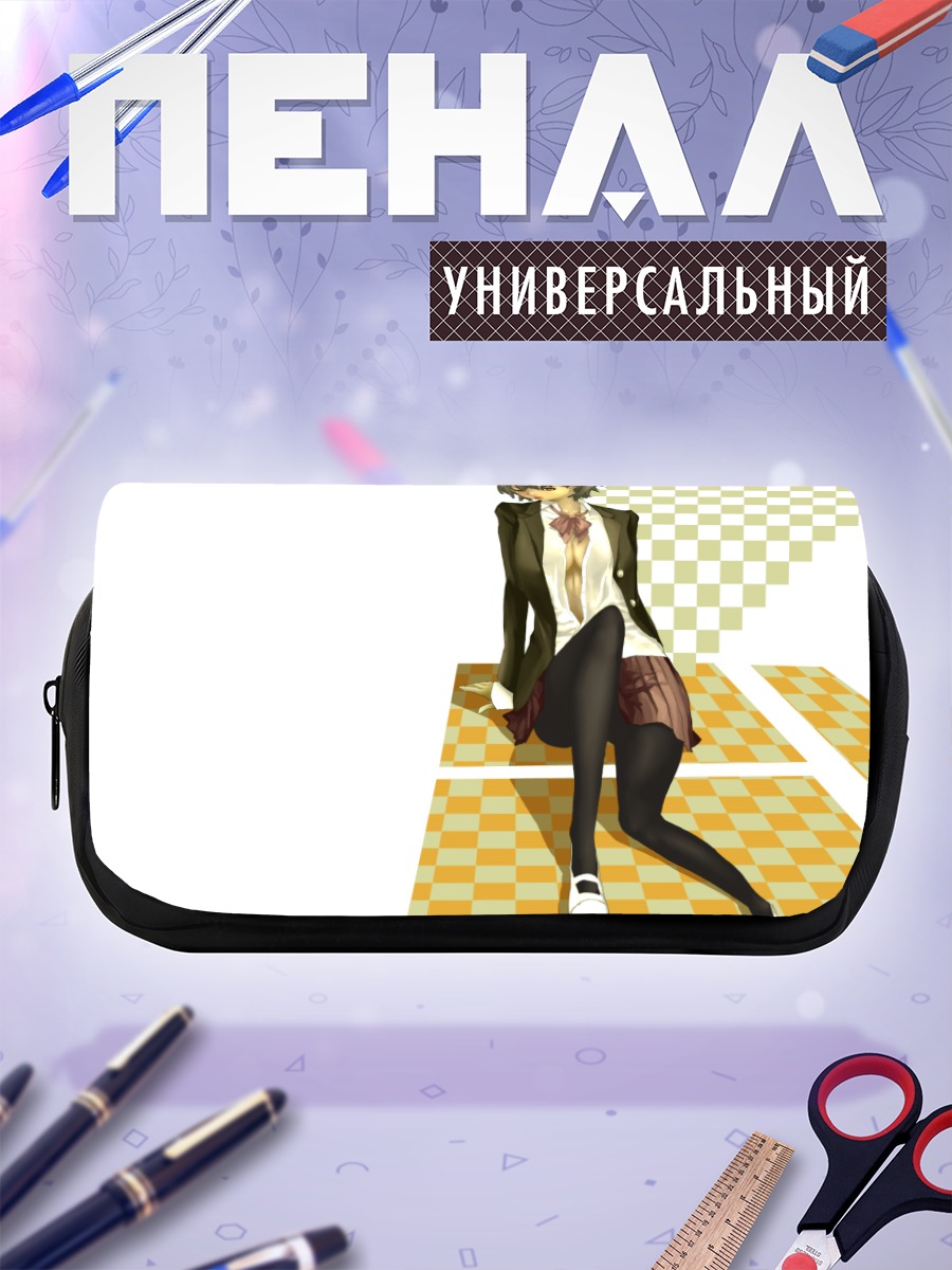 Пенал-косметичка Девушка в школьной форме