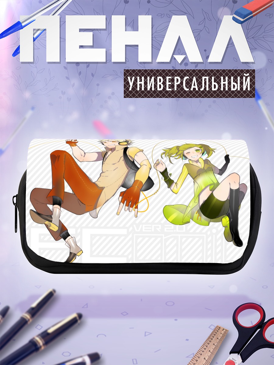 Пенал-косметичка Пара в наушниках
