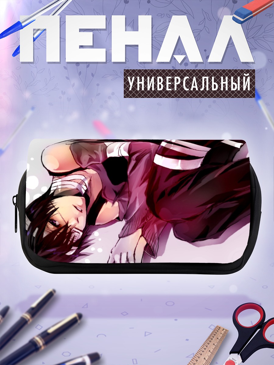 Пенал-косметичка Мику Хацунэ в черном