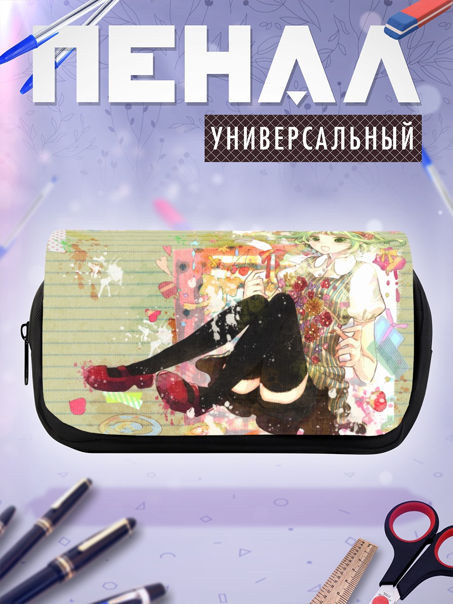 Пенал-косметичка Гуми в цветах