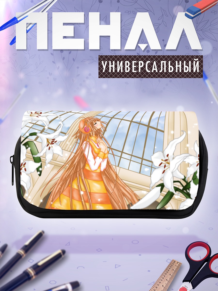 Пенал-косметичка Кобато Ханато с лилиями