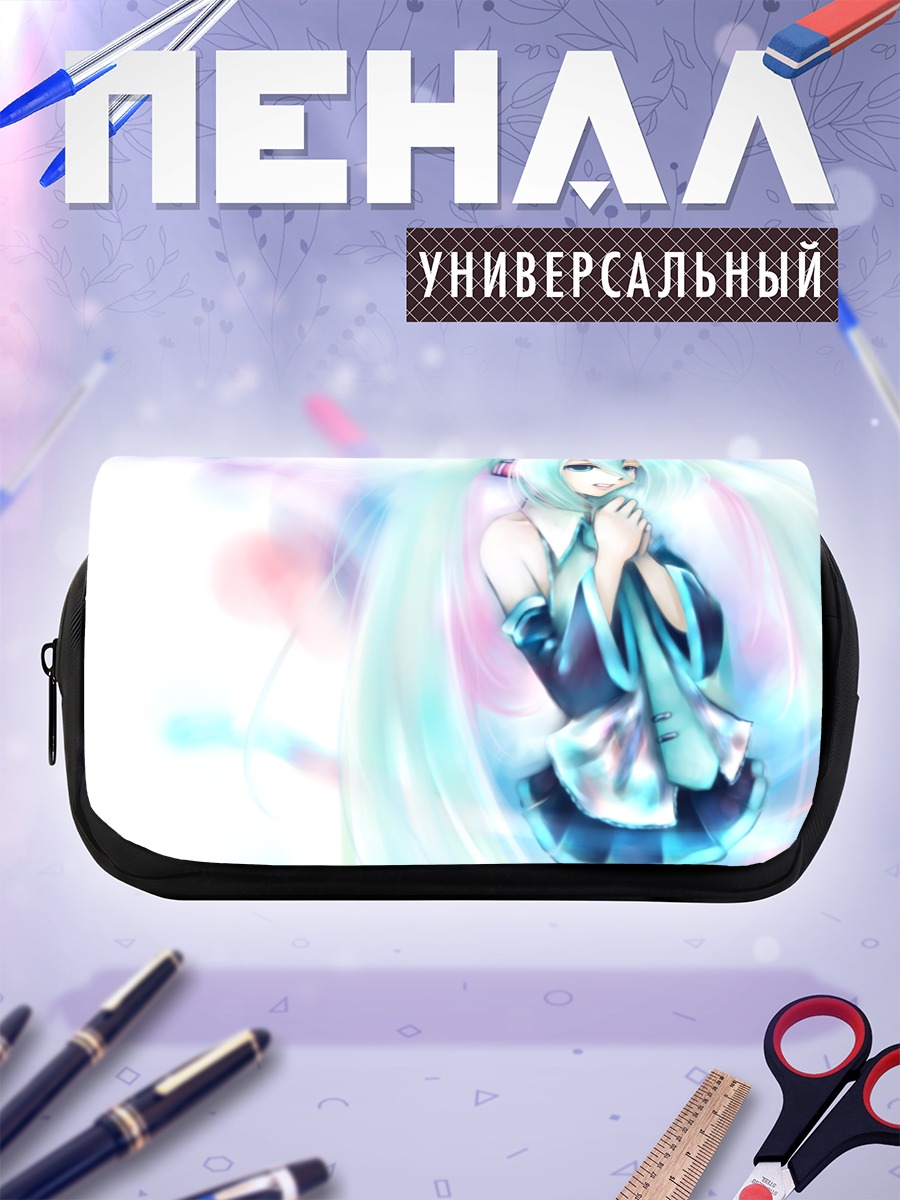 Пенал-косметичка Мику Хацунэ в сиянии