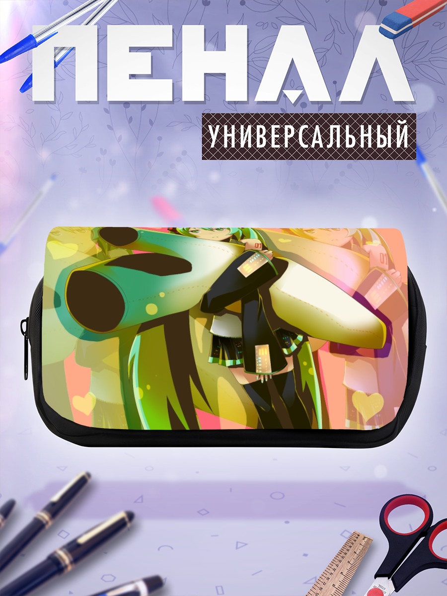 Пенал-косметичка Мику Хацунэ с свитком