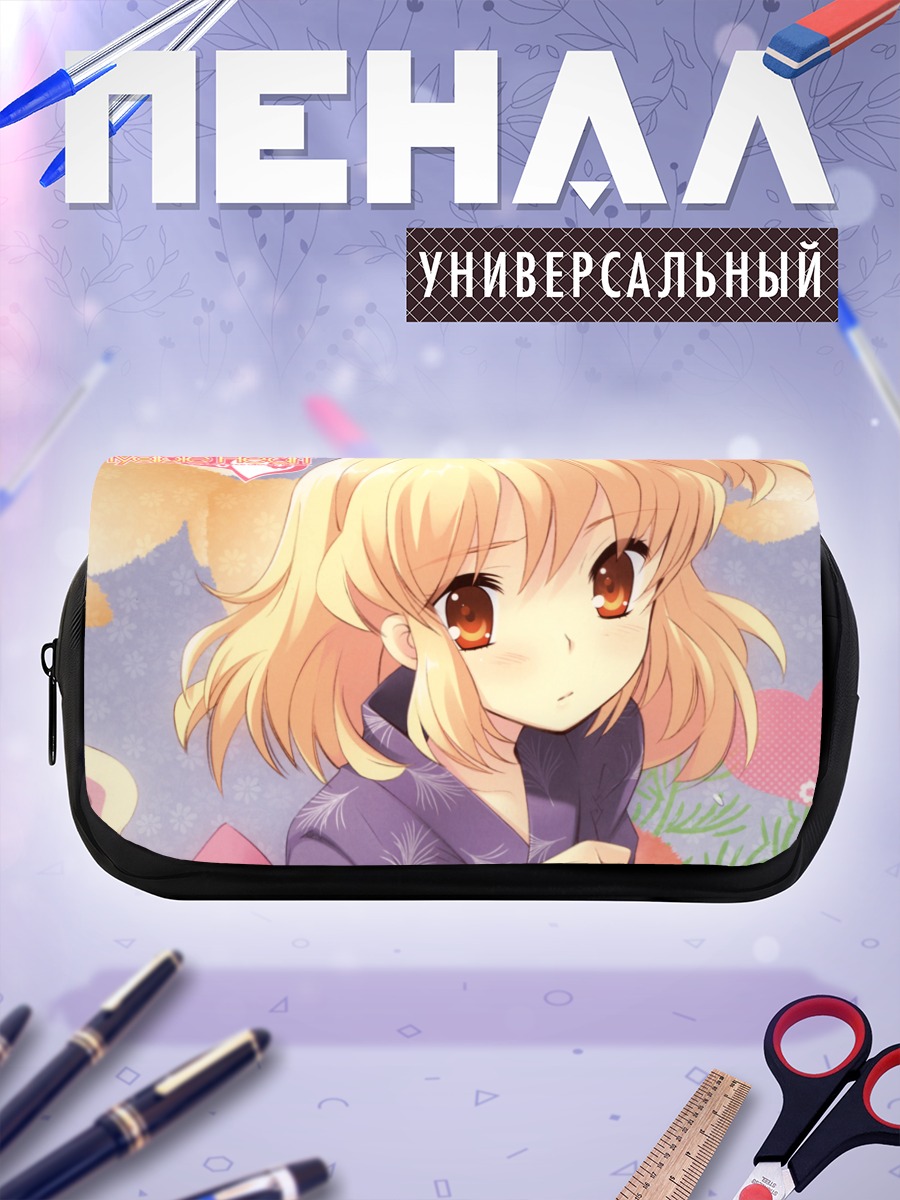Пенал-косметичка Аманэ Сумераги в цветах