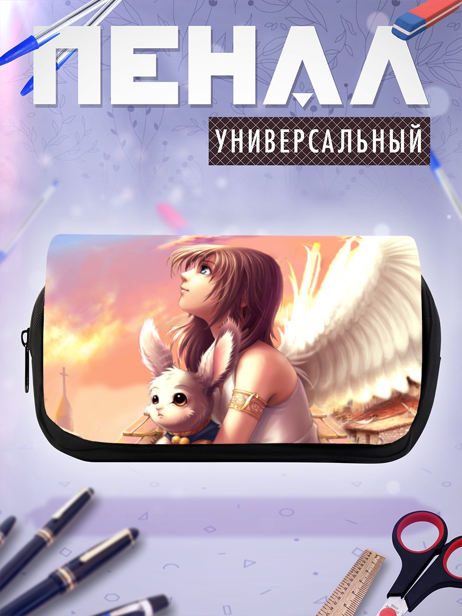 Пенал-косметичка Ангел с кроликом