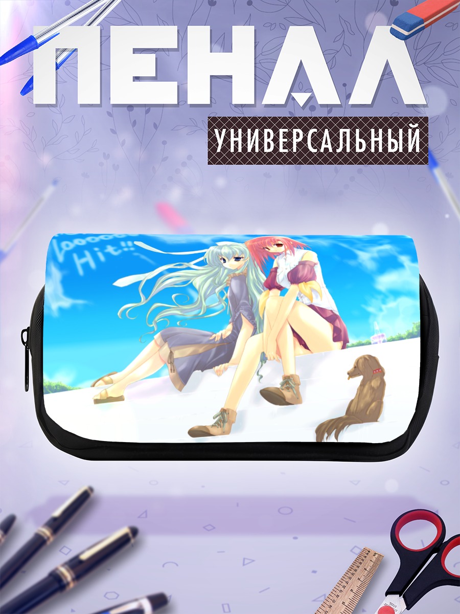 Пенал-косметичка Мику Хацунэ и подруга