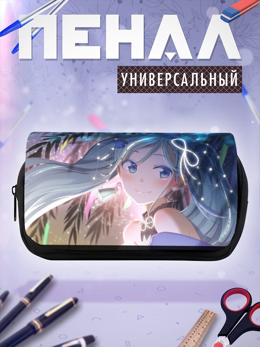 Пенал-косметичка Мику Хацунэ в бамбуке