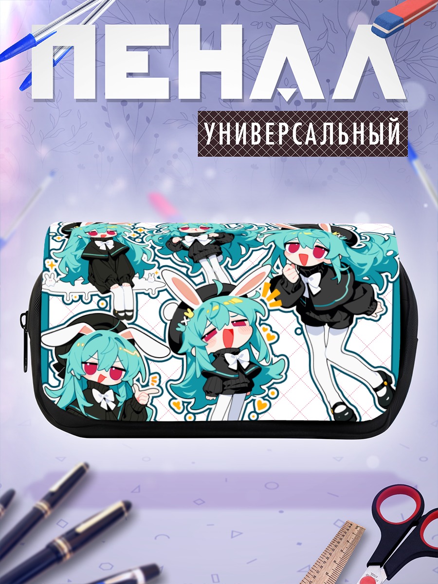 Пенал-косметичка Мику Хацунэ зайчик