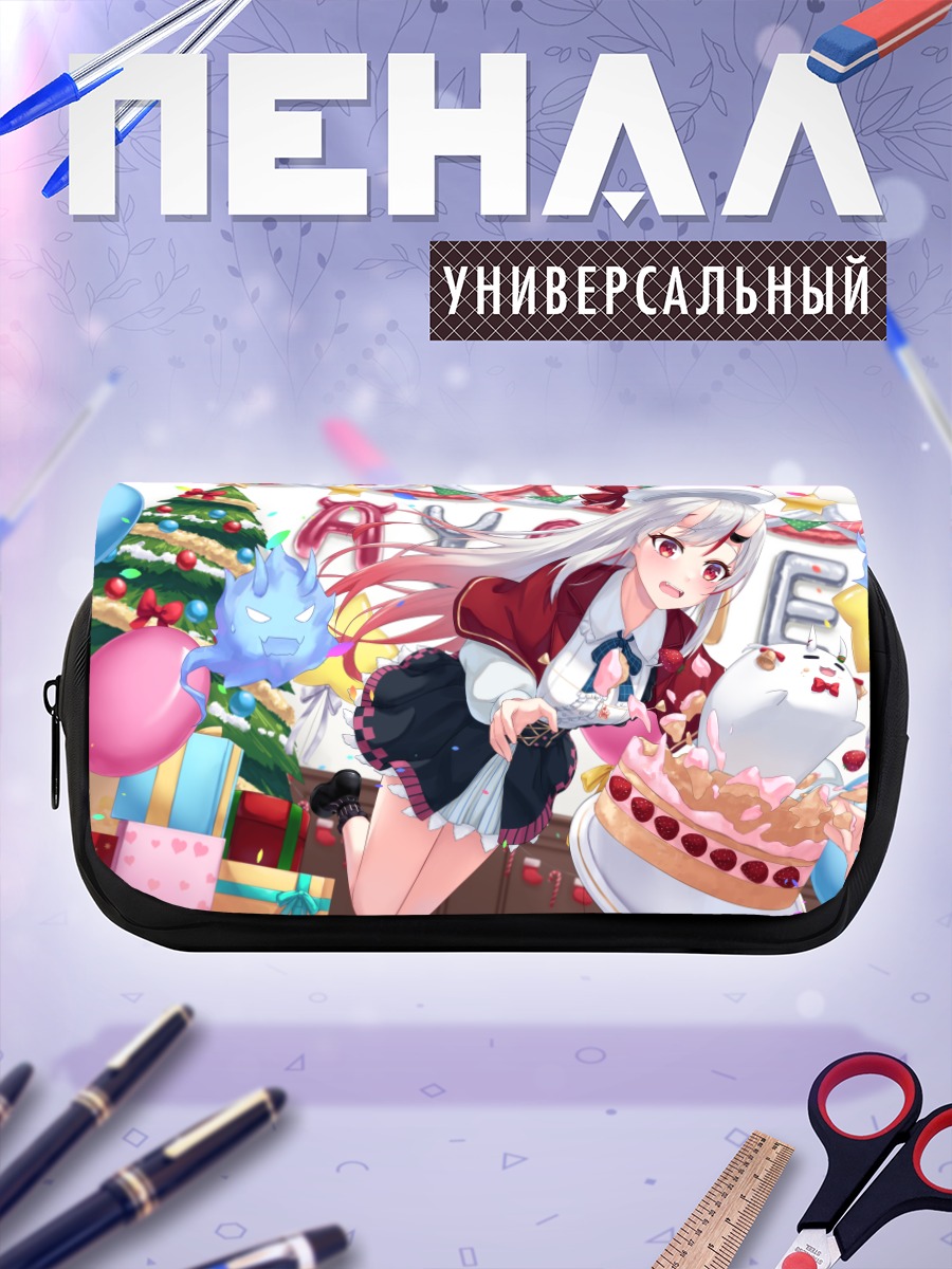 Пенал-косметичка Накири Аямэ с тортом